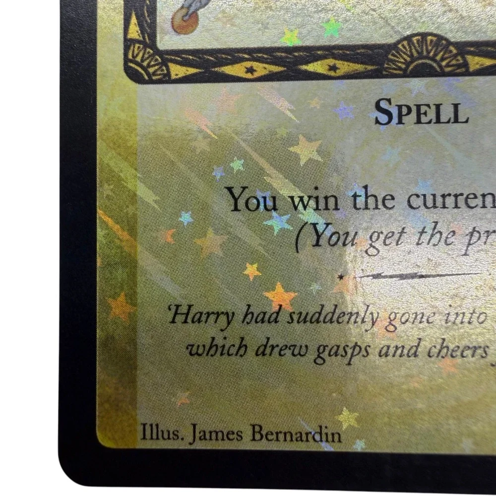 Harry Potter TCG Catch the Snitch 2/80 Quidditch Cup Rare Holo Foil 2001 WotC